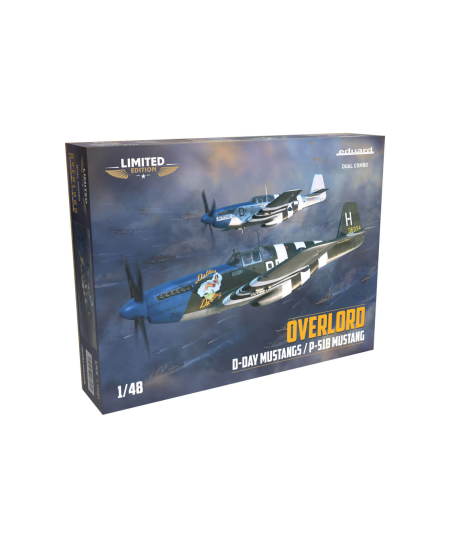 OVERLORD D DAY MUSTANGS P MUSTANG DUAL COMBO 1 48 LIMITED