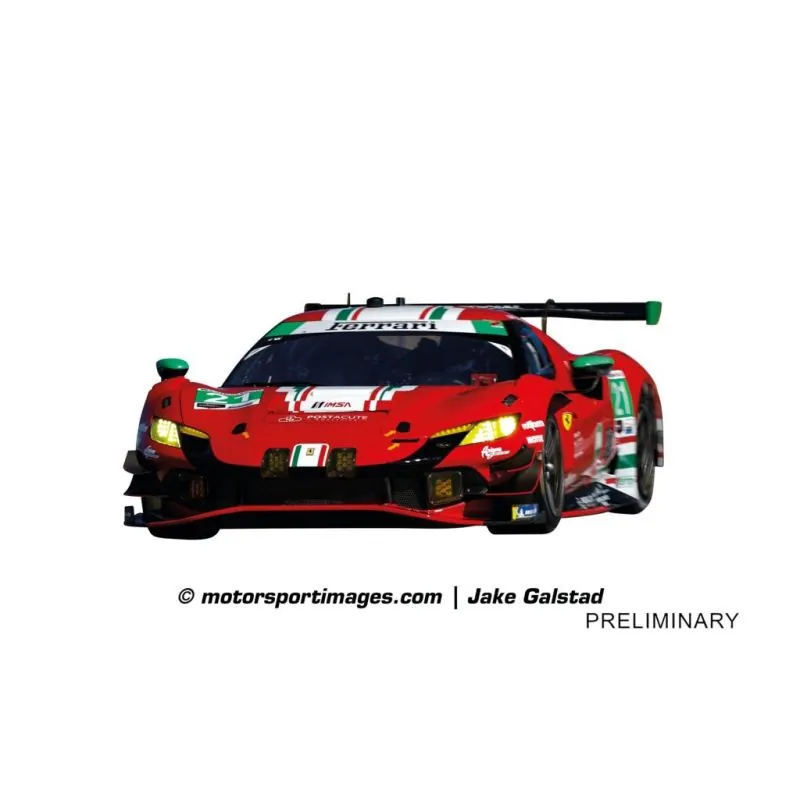 Ferrari 296 GT3 "AF Corse, No.21" Slot car Ferrari 296 GT3 "AF Corse, No.21" Slot car