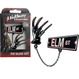 Nightmare On Elm Street - Pin Badge Set 