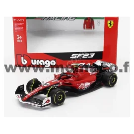 FERRARI F1 F23 TEAM SCUDERIA FERRARI 55 CARLOS SAINZ GRAND PRIX LAS VEGA 2023 6TH (SOFT BODY) Die-cast 