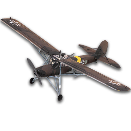 FI-156 Storch 1:72 Plastic Airplane Model Kit 
