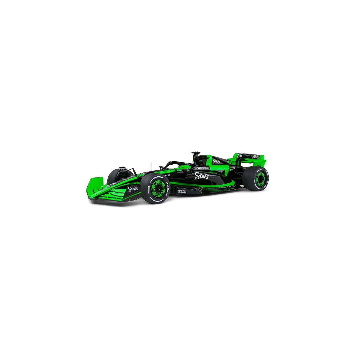 SOLIDO 1811104 KICK SAUBER C44 SHOWCAR VERSION BLACK / GREEN 2024 1/18 Die-cast 