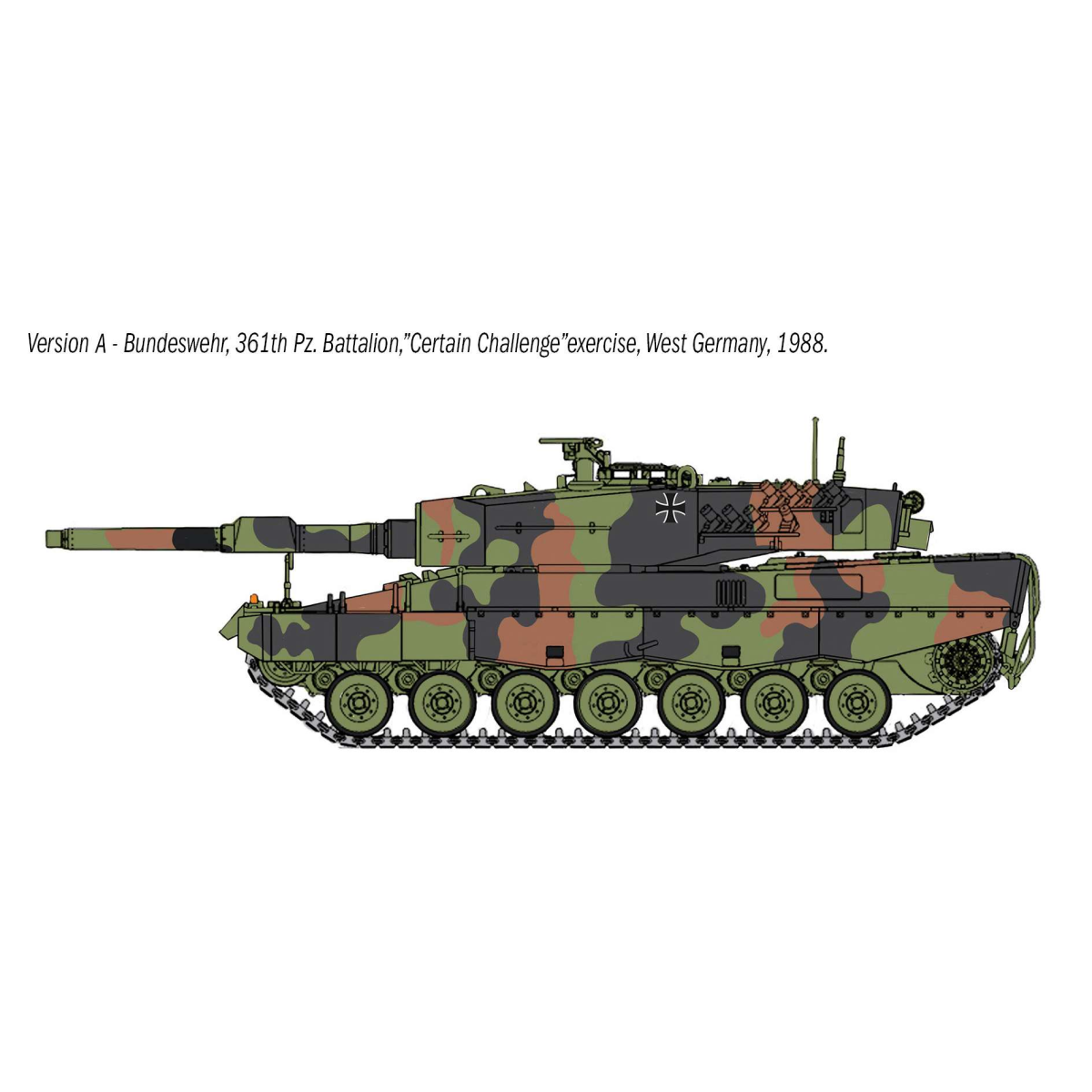 Leopard 2 A4 - War thunder series Military model kit