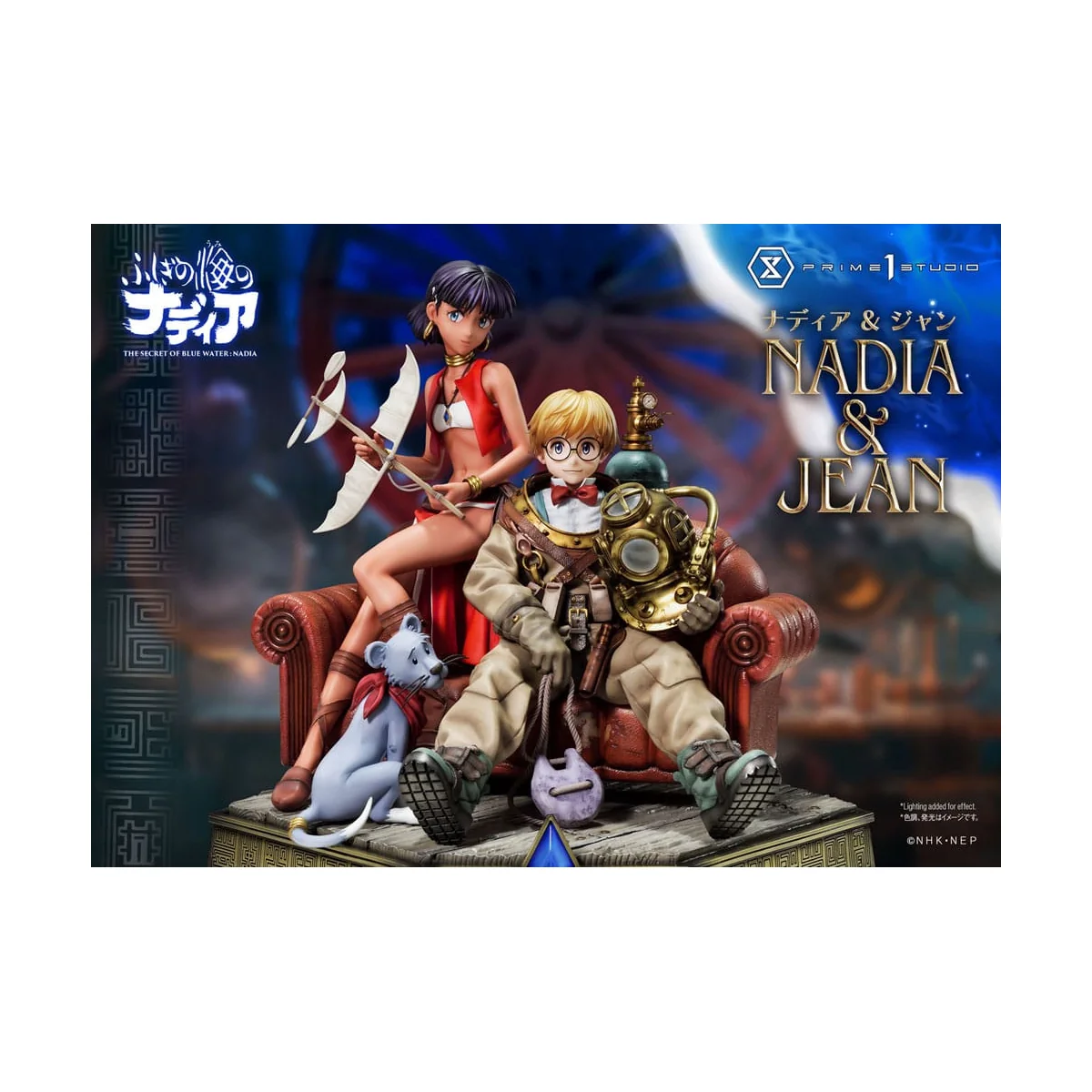 Nadia: The Secret of Blue Water Concept Masterline Series statuette 1/6 Nadia & Jean 35 cm Statue