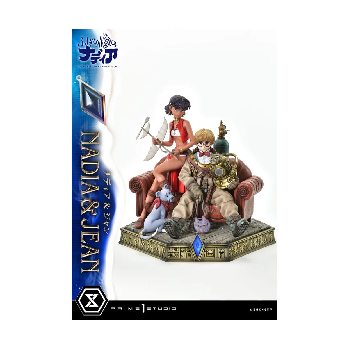 P1SCMSBW-01 Nadia: The Secret of Blue Water Concept Masterline Series statuette 1/6 Nadia & Jean 35 cm