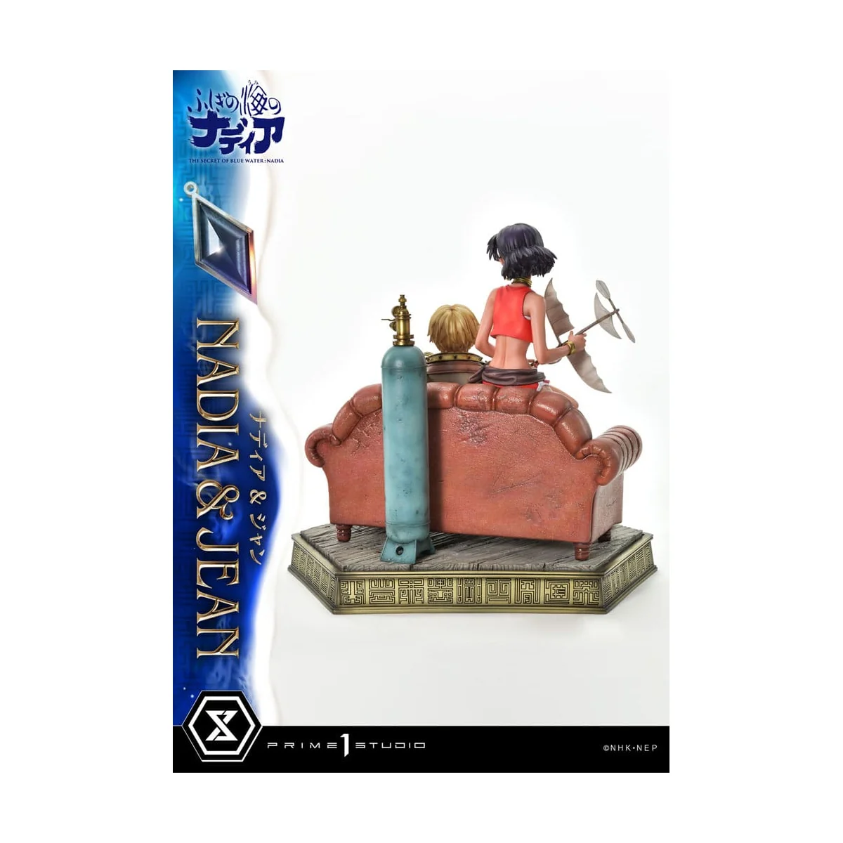 Nadia: The Secret of Blue Water Concept Masterline Series statuette 1/6 Nadia & Jean 35 cm