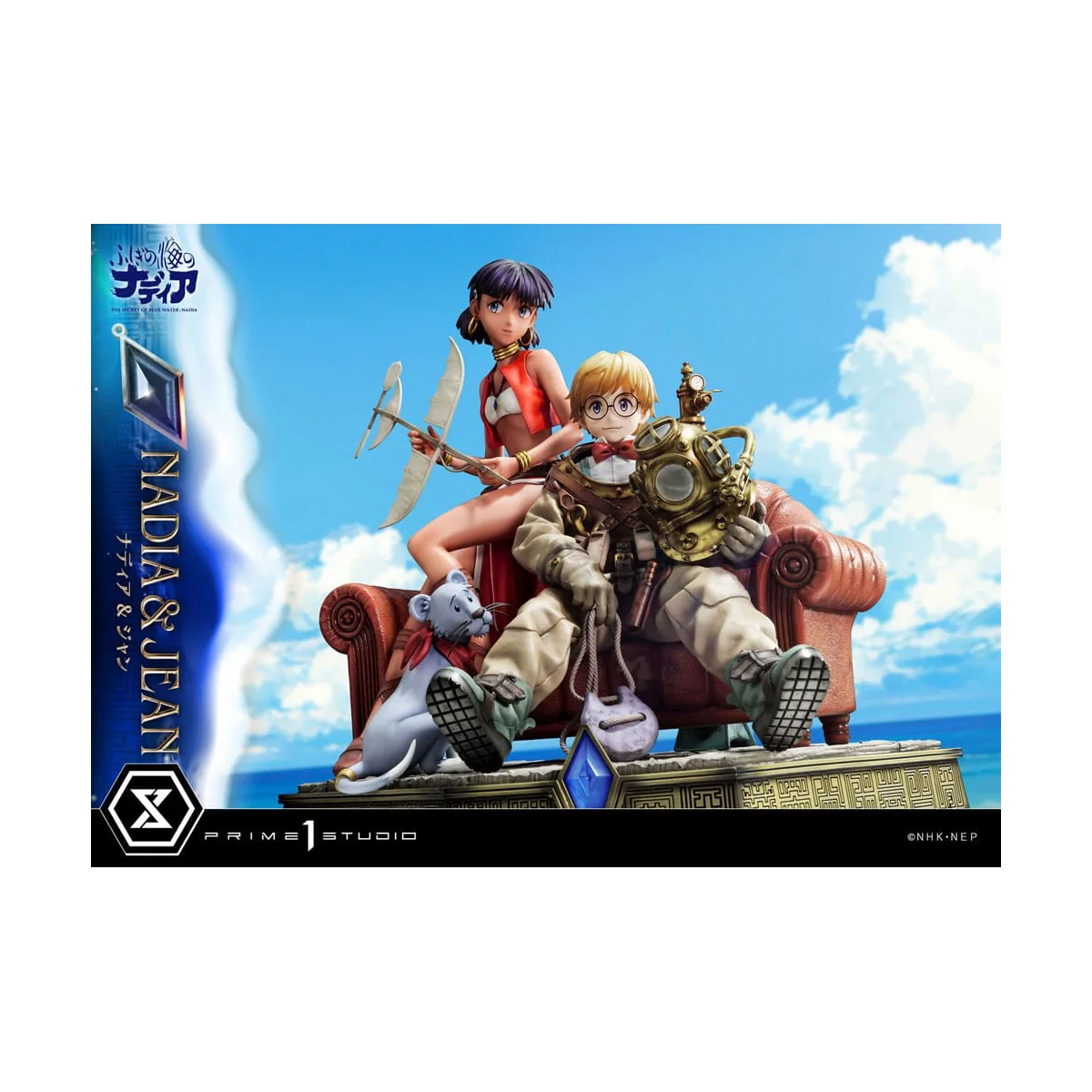 Nadia: The Secret of Blue Water Concept Masterline Series statuette 1/6 Nadia & Jean 35 cm
