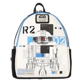 SW Star Wars Loungefly Mini Backpack PotF Astromech Droid 