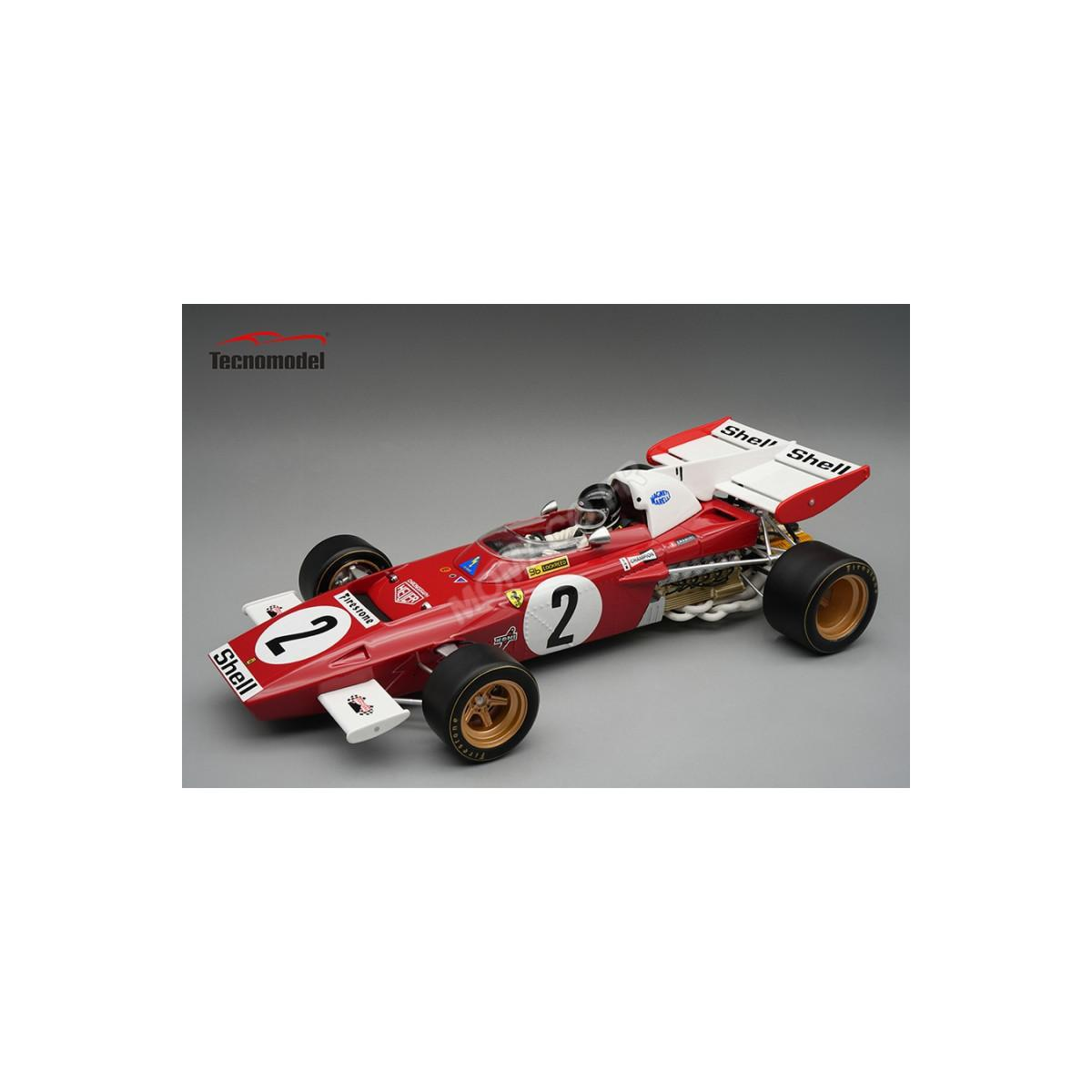 FERRARI 312 B2 F1 2 JACKY ICKX GRAND PRIX OF ZANDVOORT 1971 WITH FIGURE Die-cast 