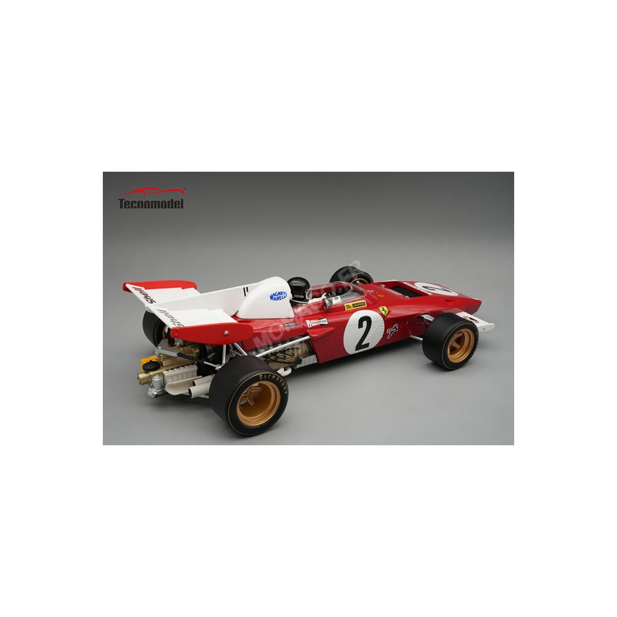 FERRARI 312 B2 F1 2 JACKY ICKX GRAND PRIX OF ZANDVOORT 1971 WITH FIGURE Diecast model car