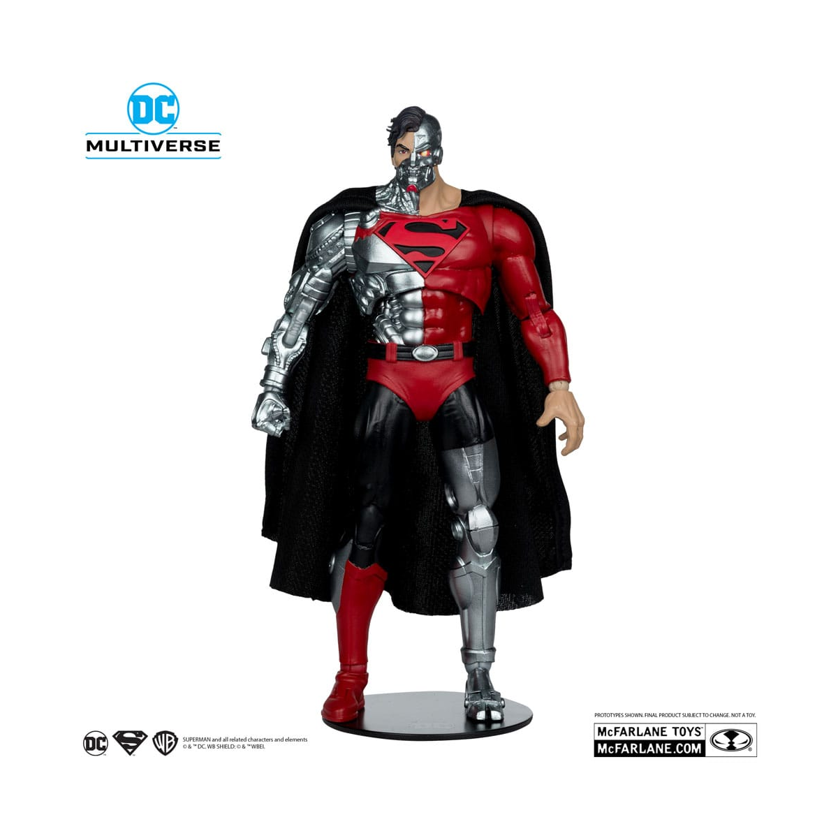 Revenge of the Green Lanterns - DC Multiverse Cyborg Superman figure (Gold Label) 18 cm