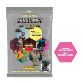 MINECRAFT - Panini Trading cards (1 col + 24 cards + 1 Lim. Ed.) - MIX 