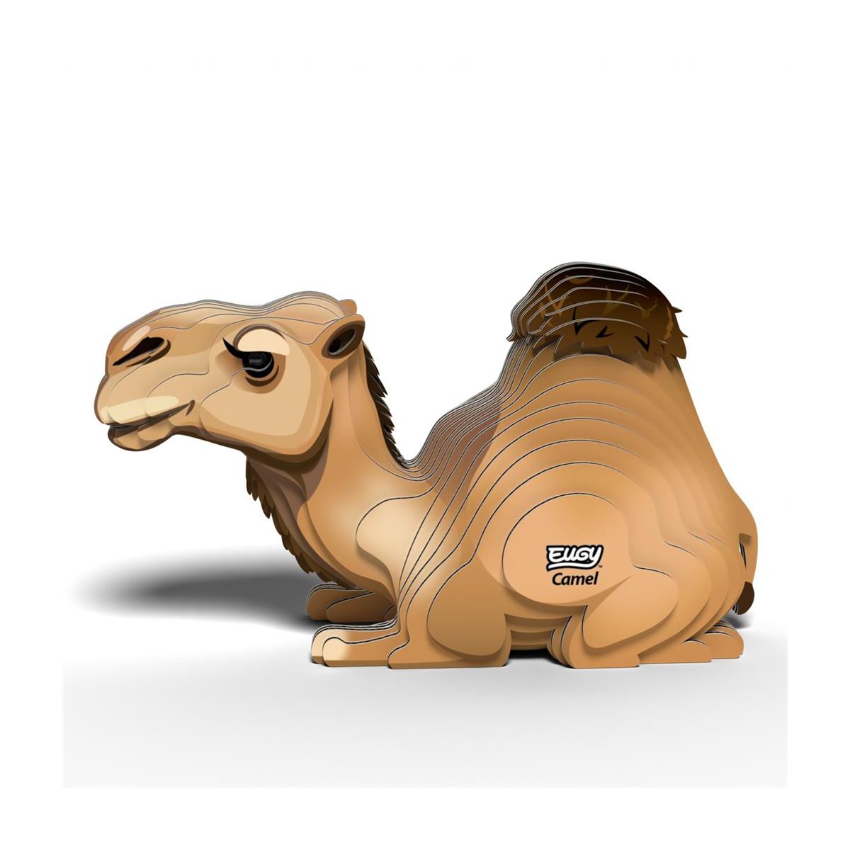 DA-5314136 Eugy 3D Model: WILD ANIMAL / CAMEL 9.3x4.1x5.3cm, cardboard, boxed, 6+