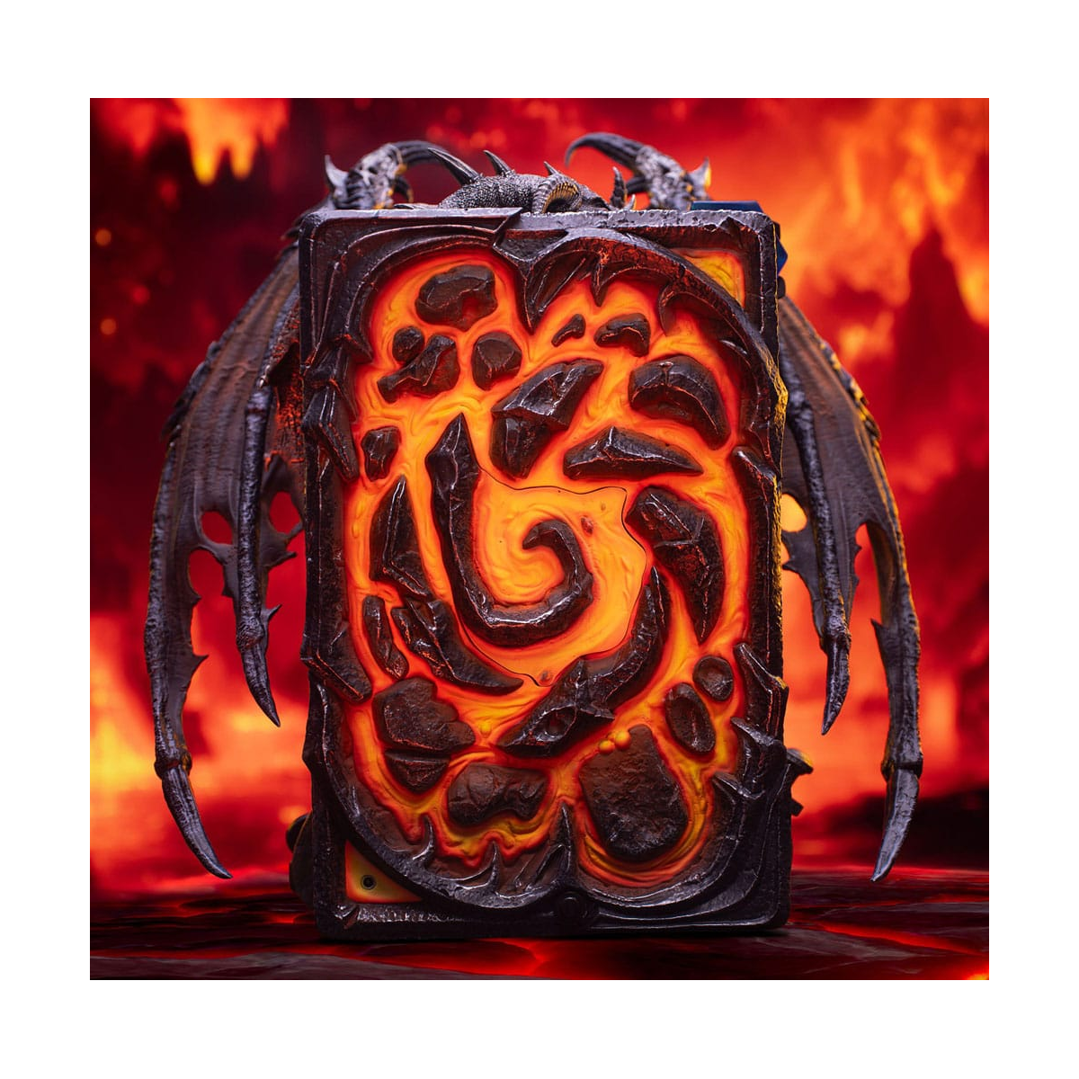 HEX914047 Hearthstone 3D Art Frame Deathwing Figure 34 cm
