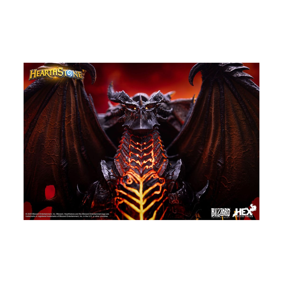 Hearthstone 3D Art Frame Deathwing Figure 34 cm