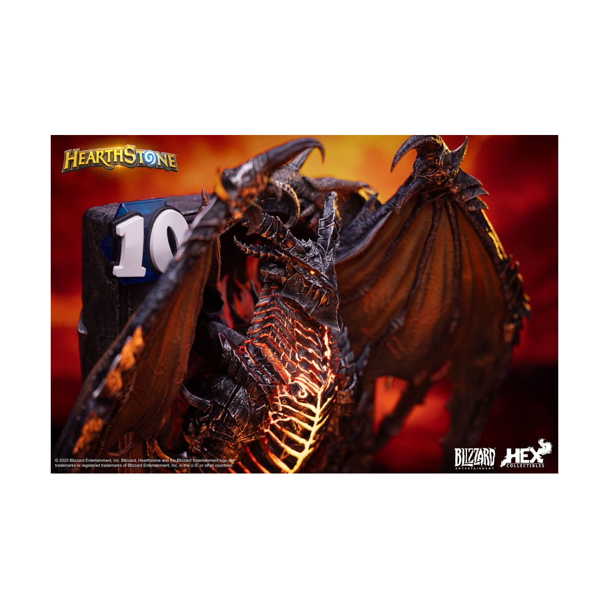Hearthstone 3D Art Frame Deathwing Figure 34 cm