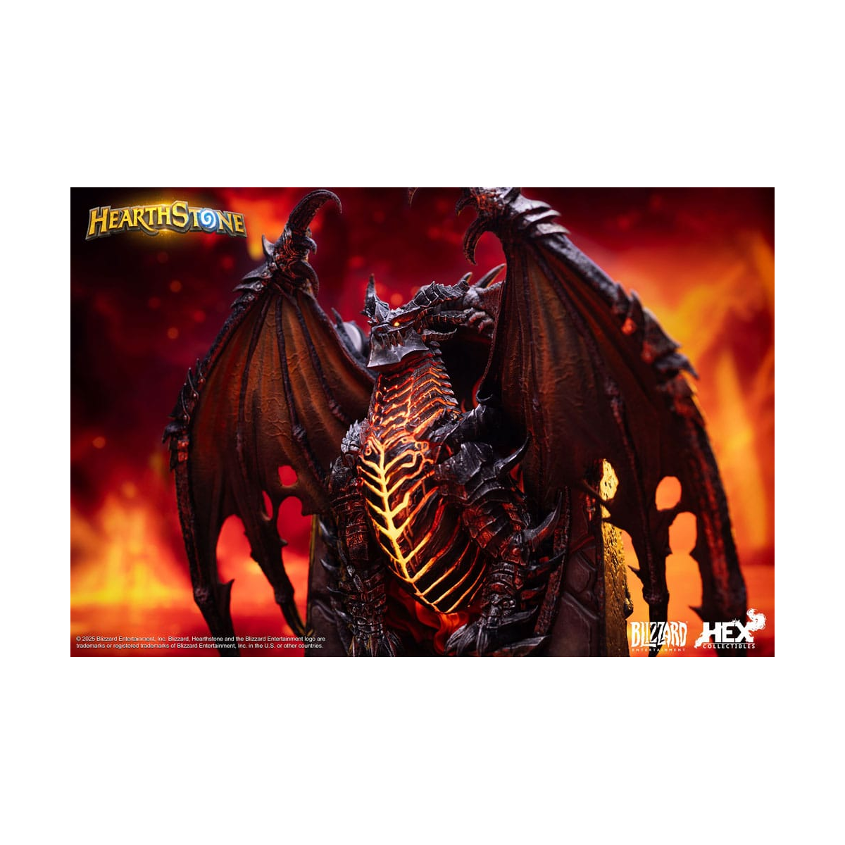 Hearthstone 3D Art Frame Deathwing Figure 34 cm