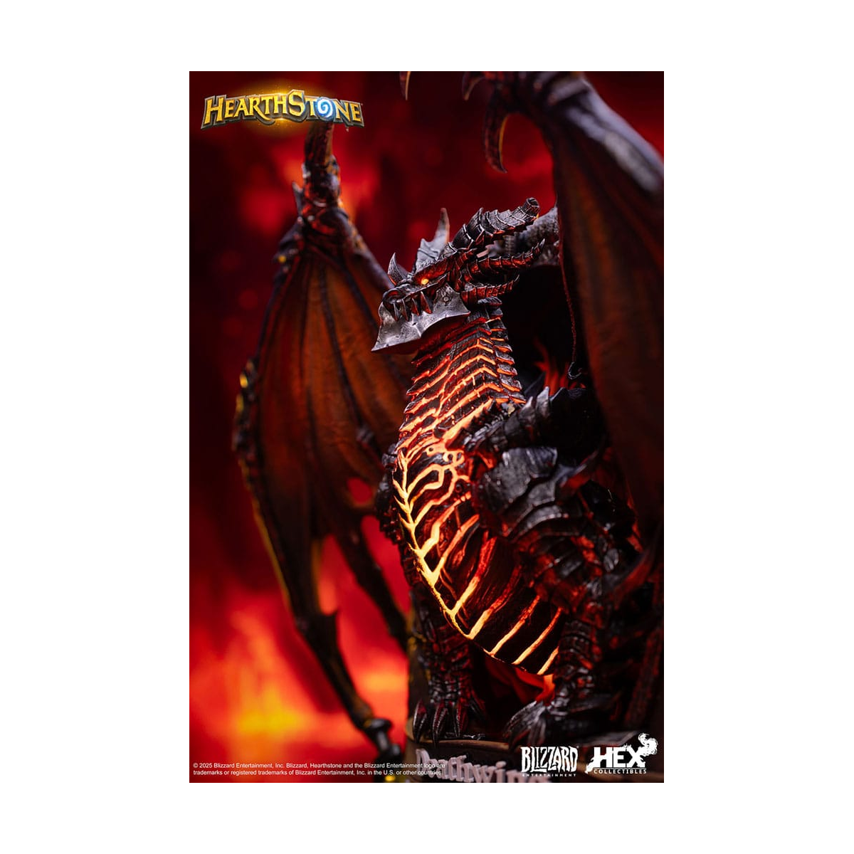 Hearthstone 3D Art Frame Deathwing Figure 34 cm