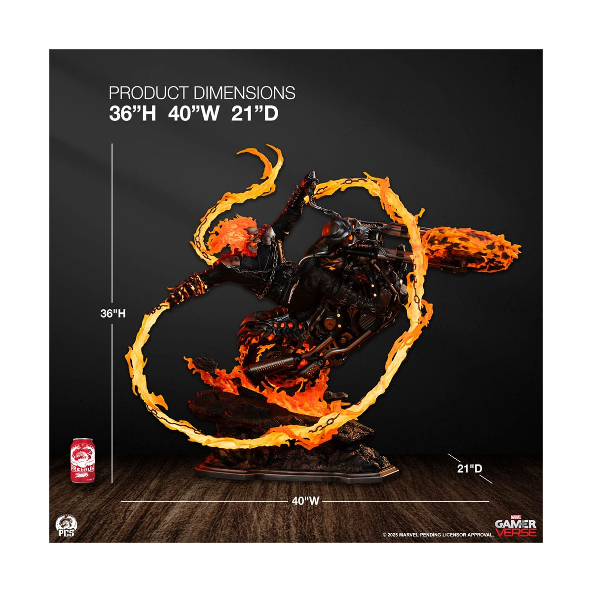 Marvel Gamerverse statuette 1/3 Ghost Rider 91 cm