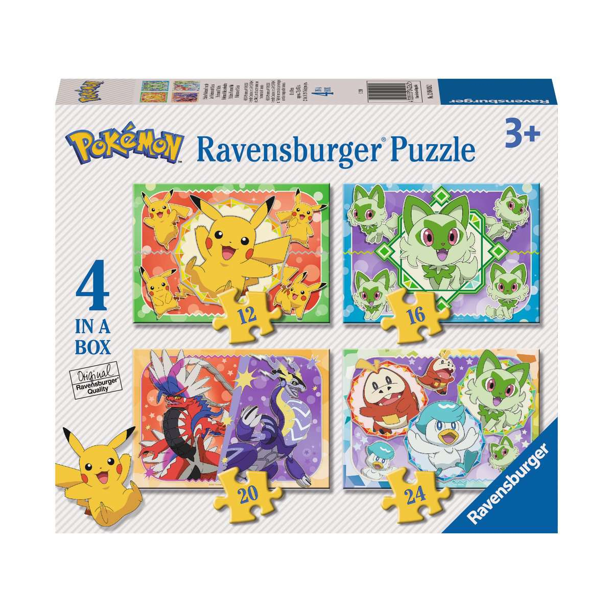 POKEMON - 4 Puzzle 12/16/20/24P 