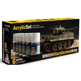 WWII German tanks painting set 